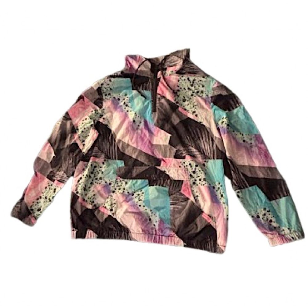 Flirtitude Active sz XS-S Lightweight Multi Color Hooded Windbreaker NWOT
